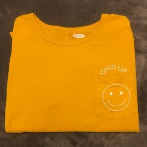 NWOT Positivity “Chin Up” Loose Tshirt from Old Navy